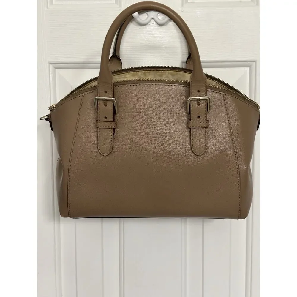 Kate Spade Charlotte Street Small Sloan Tan Leather Satchel Missing Purse Strap
